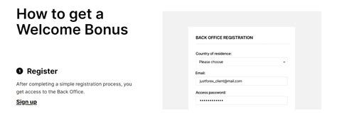 justforex sign up bonus|Welcome Bonus information .